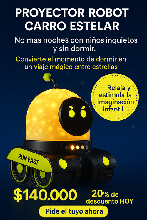 PROYECTOR ROBOT CARRO ESTELAR